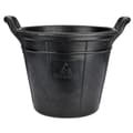 Miniatyrbillede 2 af 2: Spand med hanke Bellota 18 L industriel Sort Latex gummi Afvisende