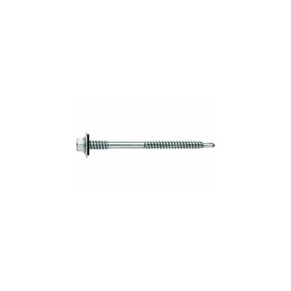 500 TH självborrande skruvar med EPDM-bricka 5,5 / 6,3 x 115 mm förzinkat stål för sandwichpaneler - PS1655115 - Index