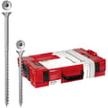 Miniatyrbild 1 av 2: Fischer L-BOXX 102 Power-Fast II 558739 spånskiva skruv Torx profil stål förtennat genom galvanisering 1801 delar