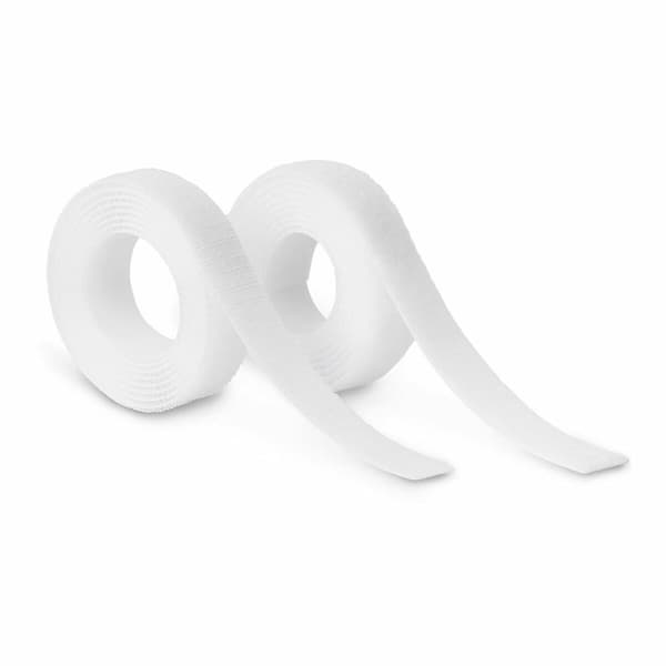 Dubbelsidig Tejp Inofix 2145-2 Vit 1,5 m x 2 cm Kardborrfäste 2 Delar