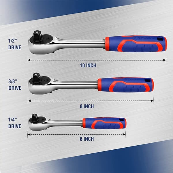 Carraca-nøgle Workpro 1/2"