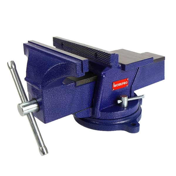 Skruvstycke med sugpropp Workpro 100 mm