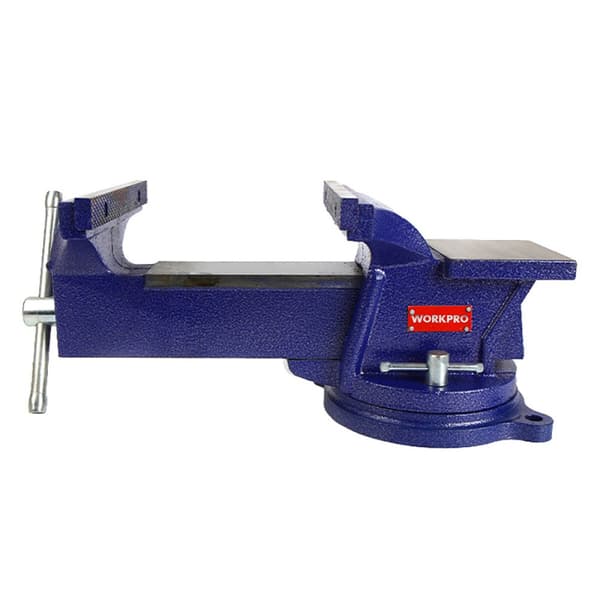 Skruvstycke med sugpropp Workpro 100 mm