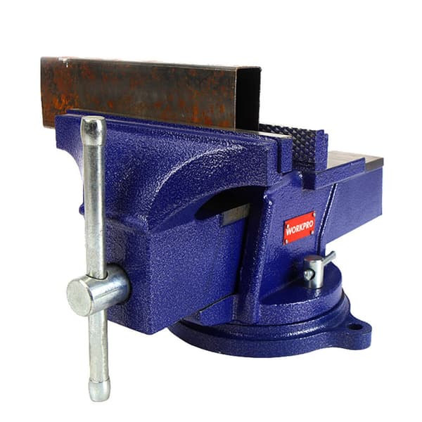 Skruvstycke med sugpropp Workpro 100 mm