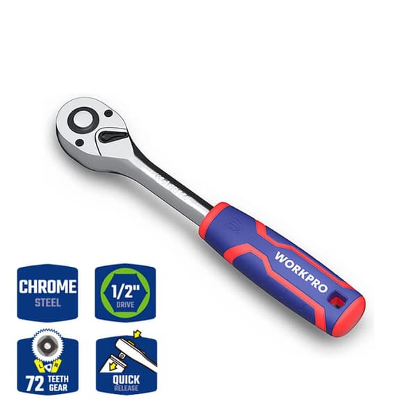 Hylsnyckel Workpro 1/2"