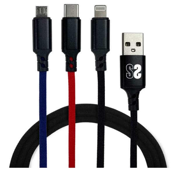 Kabel Micro USB Subblim Premium 3in1