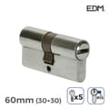 Miniatyrbild 2 av 2: Cylinder EDM 85174 r15 ickel Långt kamlås Europeisk
