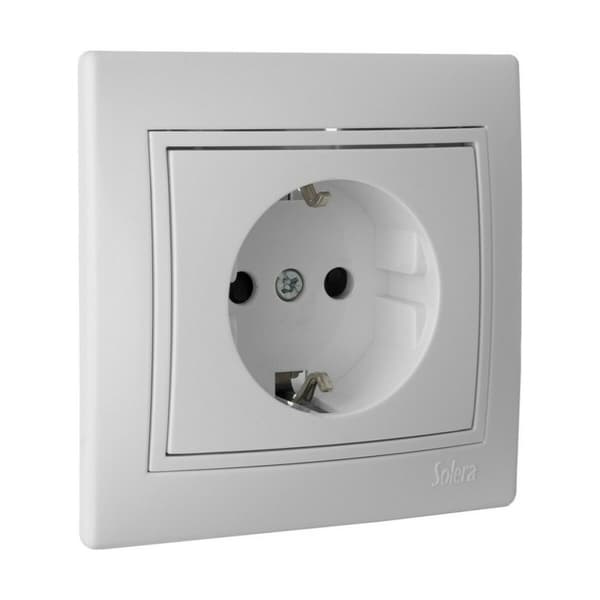 Plug-in base Solera erp60u Europeisk 250 V 16 A Inbäddad, inbyggd