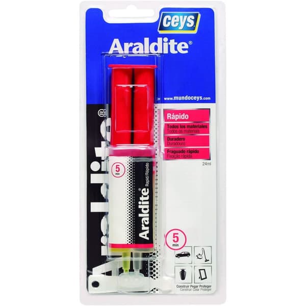 Omedelbar vidhäftning Ceys Araldite 510205 Snabb 24 ml 2 Delar