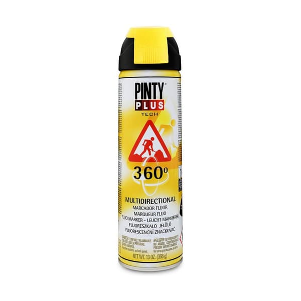 Sprejfärg Pintyplus Tech T146 360º Gul 500 ml