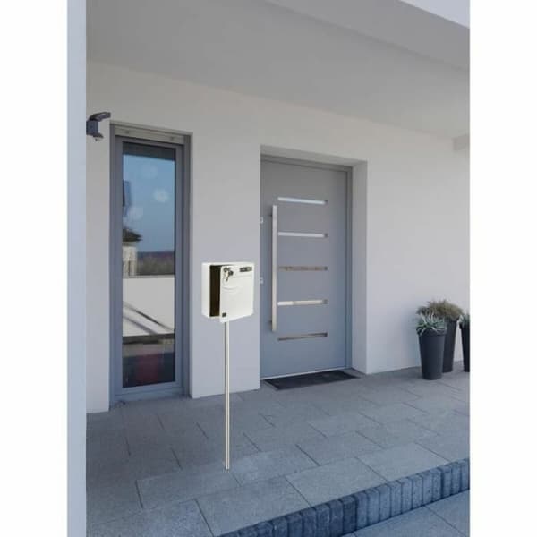 Brevlåda Burg-Wachter 36,5 x 28 x 31 cm Vit Plast