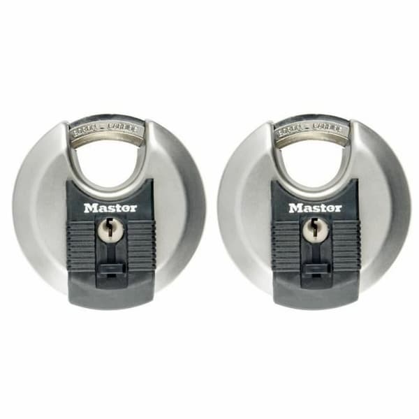 Hänglås med nyckel Master Lock M40EURT (2 antal)