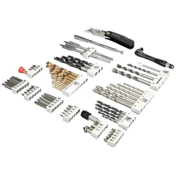 Spolset BOSCH 2608P00234 76 Delar Rostfritt stål Transportfodral