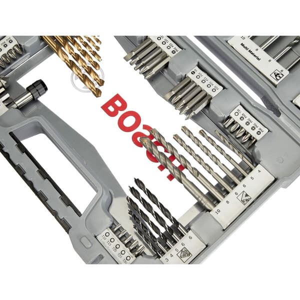 Spolset BOSCH 2608P00234 76 Delar Rostfritt stål Transportfodral