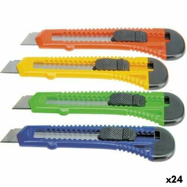 Brytbladskniv Bat 18 mm Multicolour (24 antal)