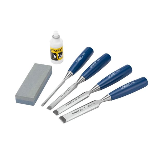 Mejselset Stanley 5002 Trä 6, 12, 18, 25 mm 4 Delar