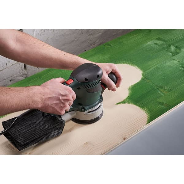 Slippapper med flera hål för excenterslipmaskin Wolfcraft 1109000 Ø 125 mm 180 g 5 antal