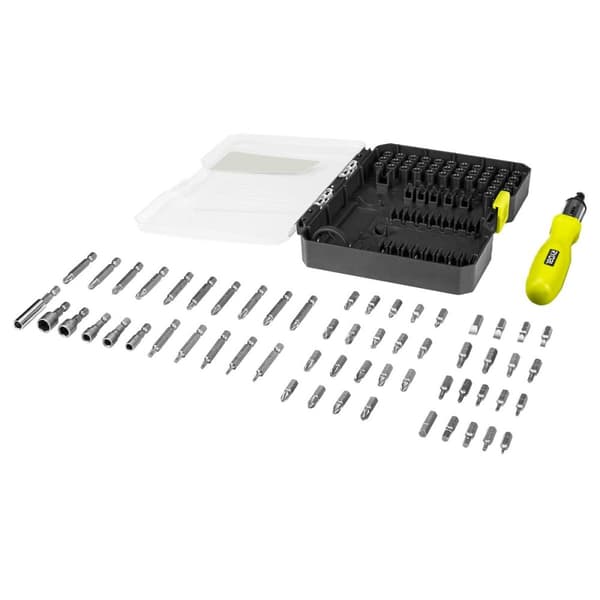 Set med spikar och skruvmejsel Ryobi RAK59SD