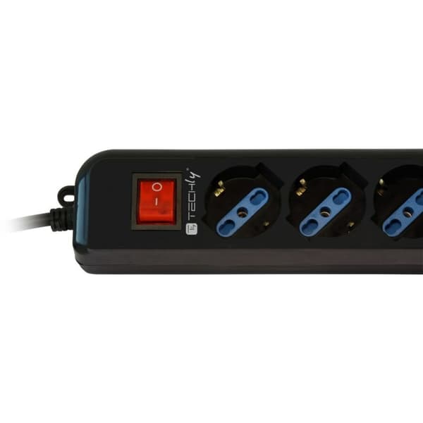 Skydd mot spänningstoppar Techly IUPS-PCP-6V