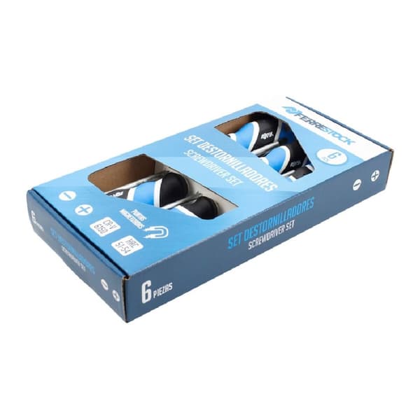 Sæt med skruetrækkere Ferrestock (6 pcs)