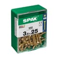 Miniatyrbillede 2 af 2: Æske med skruer SPAX Yellox Træ Fladt hoved 100 Dele (3,5 x 25 mm)