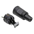 Miniatyrbillede 2 af 2: Socket plug kopp Sort IP44 16 A