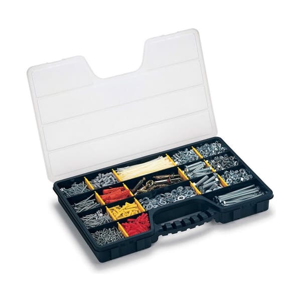 Kasse med rum Terry Med låg 51 x 33 x 6 cm polypropylen