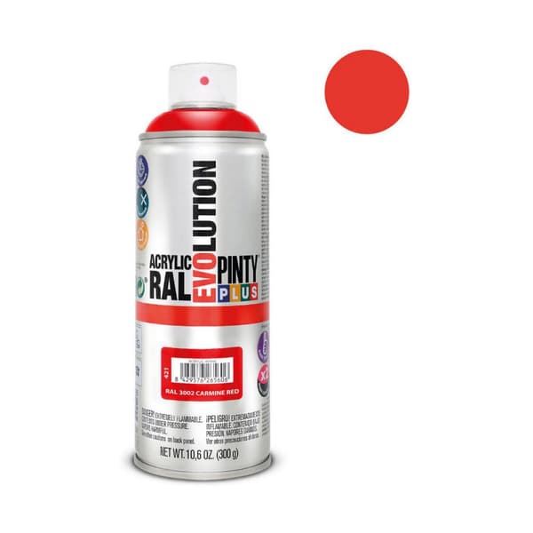 Spraymaling Pintyplus Evolution RAL 3002 400 ml Carmine Red