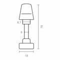 Miniatyrbillede 3 af 4: Håndtag med fingerskrue EDM 85444 10098 Zamak 78 x 6 mm Med oplåsningsfunktion