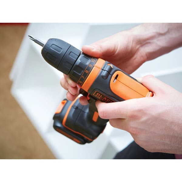 Skruetrækker Black & Decker BDCDD12KB-QW 10,8 V