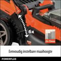 Miniatyrbillede 3 af 5: Batteri plæneklipper Powerplus Powdpglws2 40 V Ø 42 cm