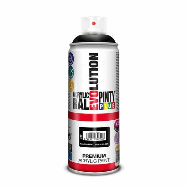 Spraymaling Pintyplus Evolution RAL 9004 Signal Black 400 ml Mat