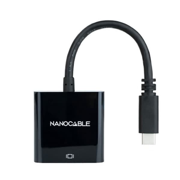 USB-C til HDMI-adapter NANOCABLE 10.16.4102-BK Sort 4K Ultra HD (1 enheder) Sort