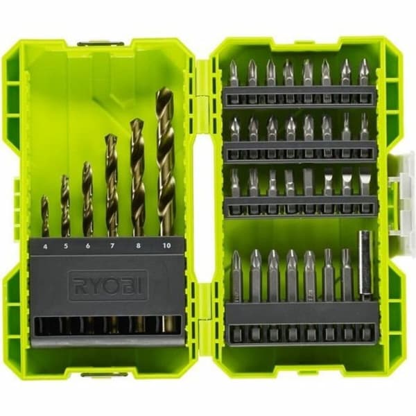Sæt med bits og spidser Ryobi 5132003303 38 Dele