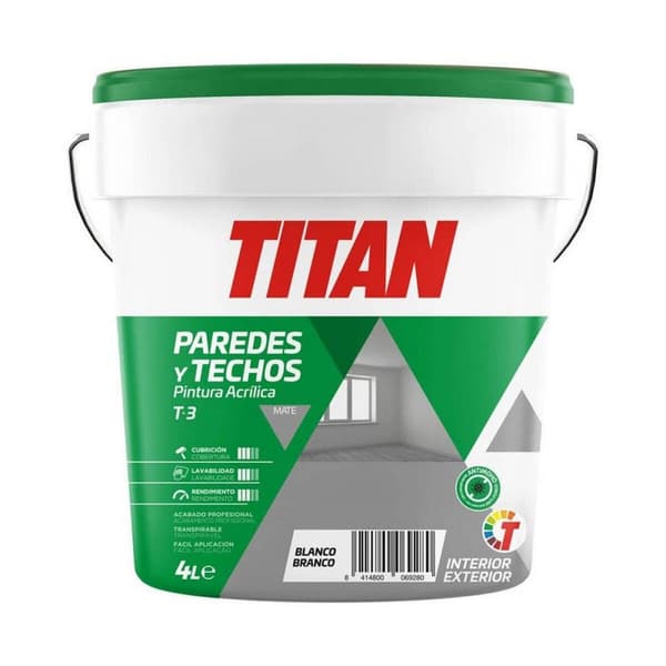 Maali Titan 123000304 Valkoinen 4 L