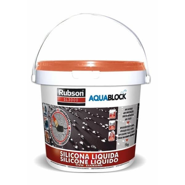 Silikoni Rubson aquablock Tiili 1 kg