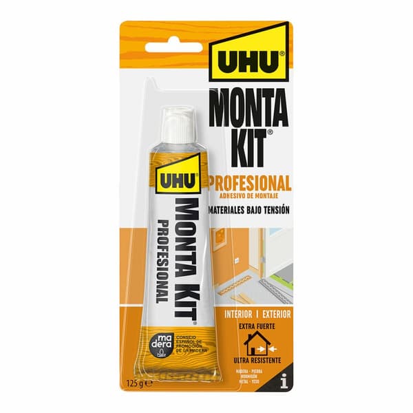 Tiivistysaine / liima UHU 6310658 Montakit Ammattimainen Valkoinen 125 g
