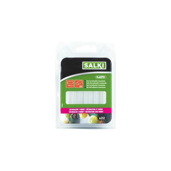 Kuumaliimapuikot Salki 430308 Sisustus Ø 8 x 95 mm 105 g Läpikuultava (22 osaa)