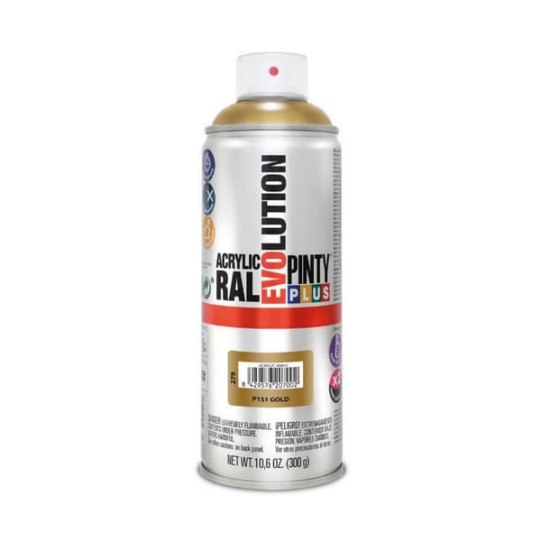 Spraymaali Pintyplus Evolution P151 400 ml Kulta