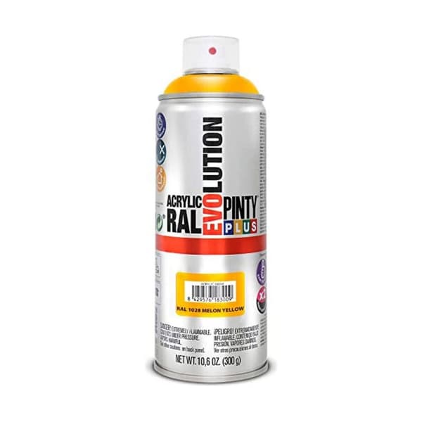 Spraymaali Pintyplus Evolution RAL 1028 400 ml Melon Yellow