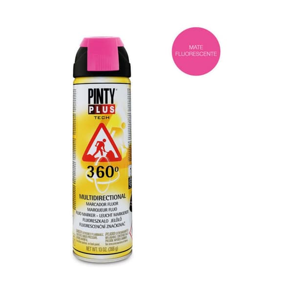 Spraymaali Pintyplus Tech T184 360º Fuksia 500 ml