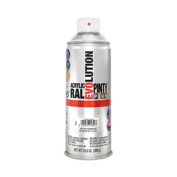 Lakkaspray Pintyplus Evolution S199 400 ml Satiiniviimeistely Väritön