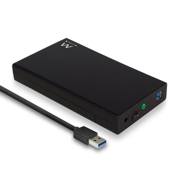 Lomme til harddisk Ewent EW7056 Sort 3,5"