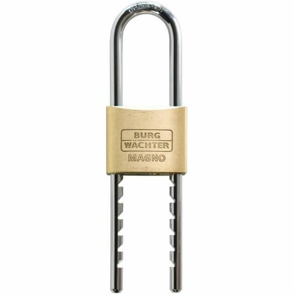 Nøgle hængelås Burg-Wachter 400 E HB 50 Flex SB Metal Stål Rektangulær