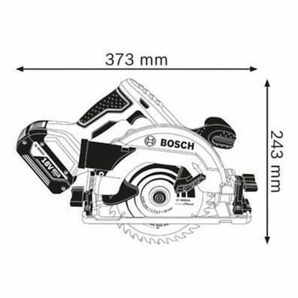 Rundsav BOSCH GKS 18V-57 G