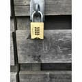 Miniatyrbillede 2 af 2: Kombination hængelås Master Lock 651EURD Kobber