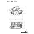 Miniatyrbilde 6 av 6: Nøkkelhullsag Metabo KS 18 LTX 66 BL