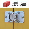 Miniatyrbild 3 av 6: Hänglås med nyckel Master Lock Zink Rektangulär (4 antal)