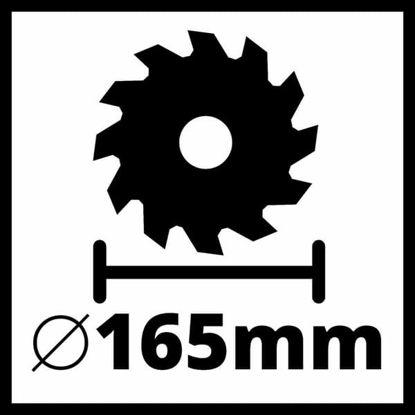 Rundsav Einhell TC-CS 1250 1250 W 165 mm 230 V