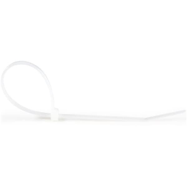 Kabelbindere i nylon Startech CBMZT8N Hvid (100 enheder)
